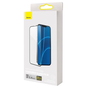 Helglasfilm för iPhone 13 mini (5,4 tum), svart