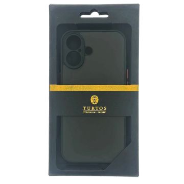 Shockproof Case for iPhone 16, Black