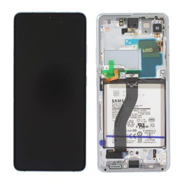Samsung Display LCD för Galaxy S21 Ultra 5G silver