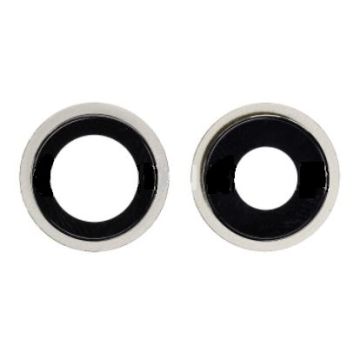 iPhone 12/12 Mini Rear Camera Holder with Lens - White