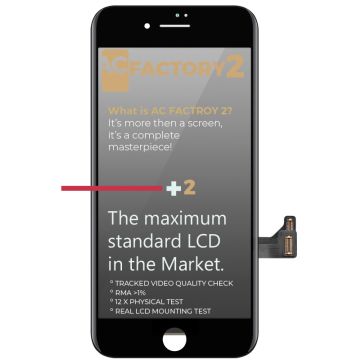 iPhone 7, LCD screen, AC Factory 2, black