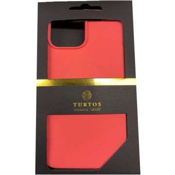 TURTOS Magnetic Silicone Case, iPhone 13 Pro Max, pink