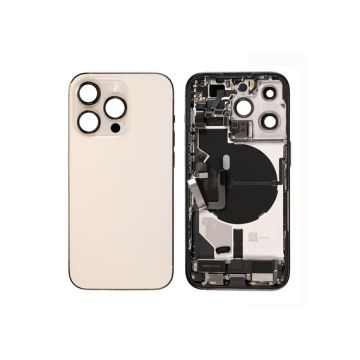 iPhone 14 Pro backcover + frame and parts, Gold, Pulled