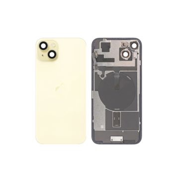 iPhone 15 Plus back cover glass, Yellow, Pulled