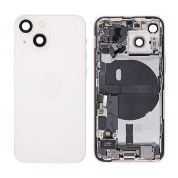 iPhone 13 mini backcover + frame and parts, White, Pulled