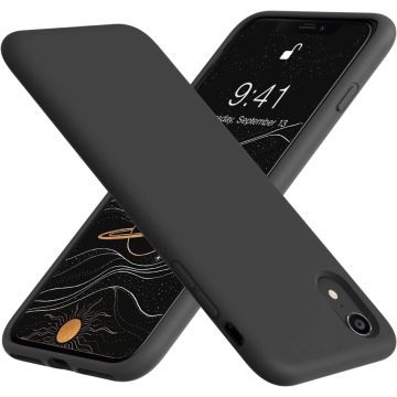 TURTOS Silicone Case, iPhone XR, black