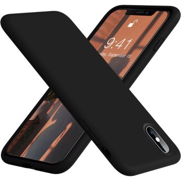 TURTOS Silicone Case, iPhone XS Max, black
