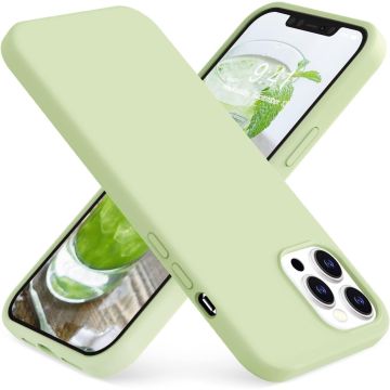TURTOS Magnetic Silicone Case, iPhone 13 Pro Max, green