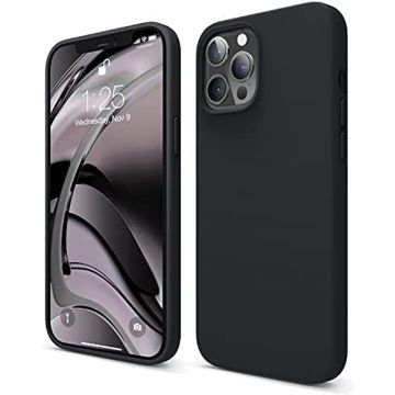 TURTOS Magnetic Silicone Case, iPhone 12/12 Pro, black