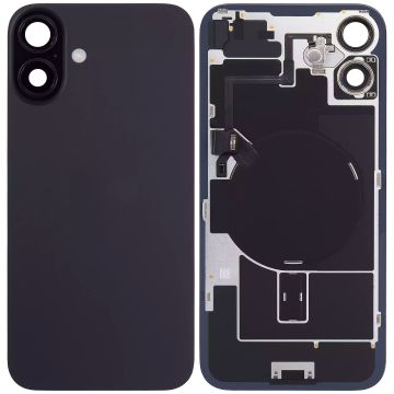 iPhone 16 back cover glass, Black, Pulled
