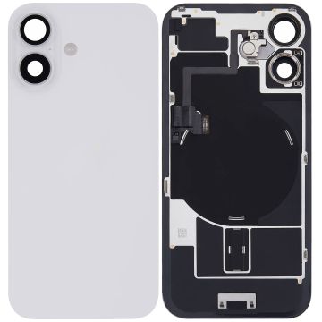 iPhone 16 back cover glass, White, Pulled