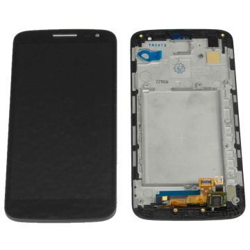 LG G2 mini LCD-skärm, med ram, original, svart