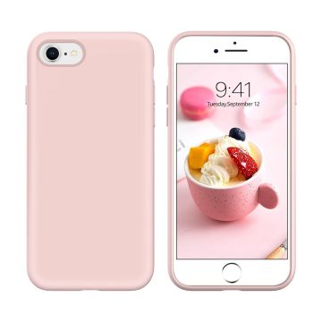 TURTOS Silicone Case, iPhone 8, pink