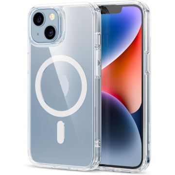TURTOS Magnetic Case, iPhone 13, transparent