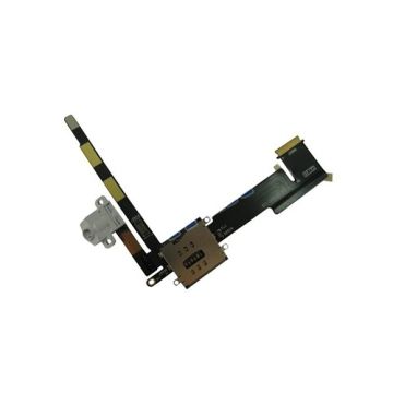 Ljudflexkabel med simkortshållare iPad 2 WiFi, vit, original