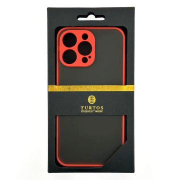 Shockproof Armor Matte Case for iPhone 14 Pro Max, Red
