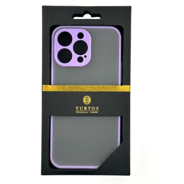 Shockproof Armor Matte Case for iPhone 14 Pro Max, Purple