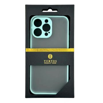 Shockproof Armor Matte Case for iPhone 14 Pro Max, Sky Blue