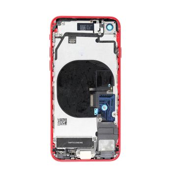 iPhone 8 backcover + frame and parts, Red, Pulled