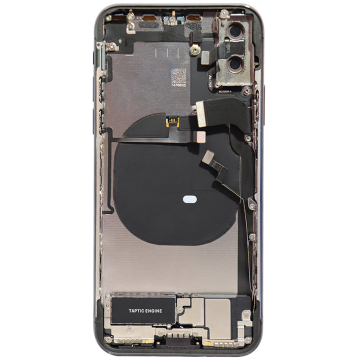iPhone X backcover + frame and parts, Black, Pulled