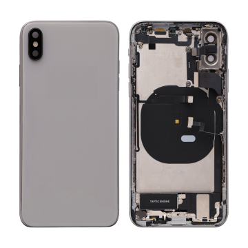 iPhone XS backcover + frame and parts, White, Pulled