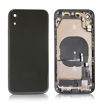 iPhone XR backcover + frame and parts, Black, Pulled