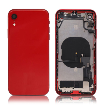 iPhone XR backcover + frame and parts, Red, Pulled