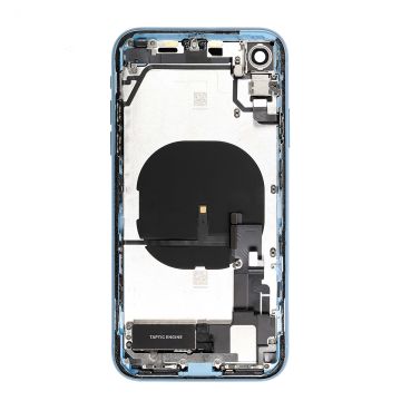 iPhone XR backcover + frame and parts, Blue, Pulled
