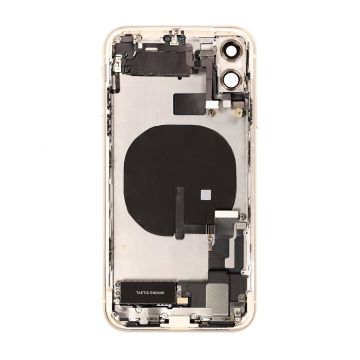 iPhone 11 backcover + frame and parts, Silver, Pulled