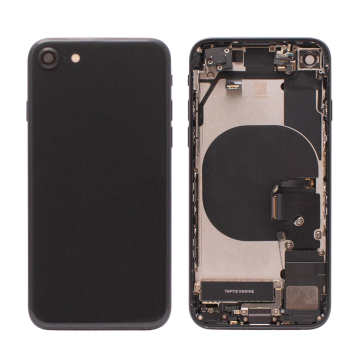 iPhone SE 2020 backcover+frame and parts, Black, Pulled