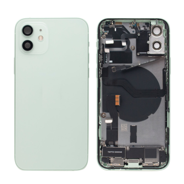iPhone 12 backcover+frame and parts, Green, Pulled
