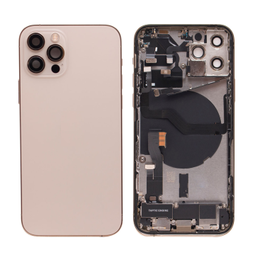 iPhone 12 Pro backcover+frame and parts, Gold, Pulled