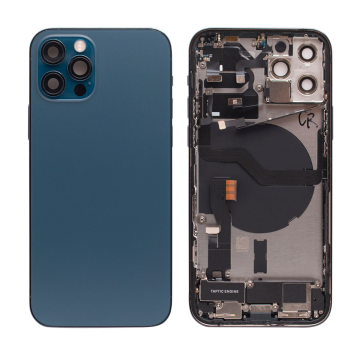 iPhone 12 Pro backcover+frame and parts, Blue, Pulled