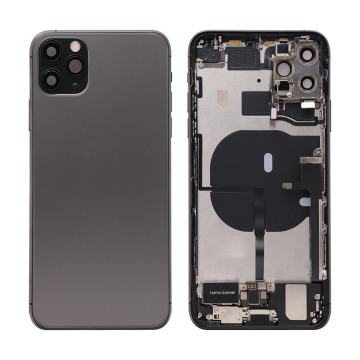 iPhone 11 Pro Max backcover+frame and parts, Black, Pulled
