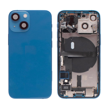 iPhone 13 backcover+frame and parts, Blue, Pulled