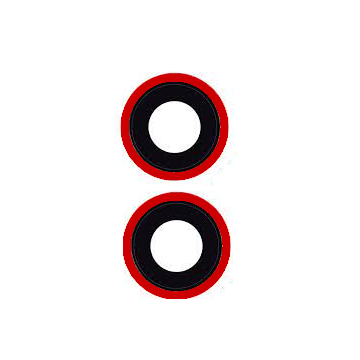 iPhone 14 Plus Camera Lens Holder, red