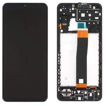 Samsung A136 (A13 5G 2022) Black - (W/Frame) LCD