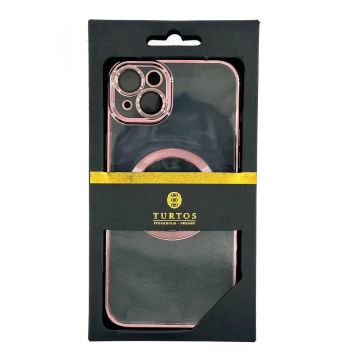 Magnetic transparent case for iPhone 15 Plus, Ross