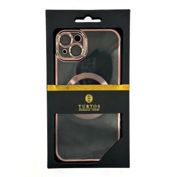 Magnetic transparent case for iPhone 14 Plus, Ross
