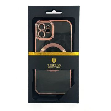 Magnetic transparent case for iPhone 12, Ross