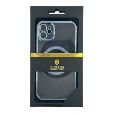 Magnetic transparent case for iPhone 11, Sierra Blue