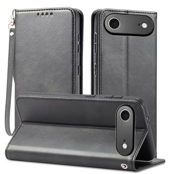 2 in 1 Folder Wallet Leather Case Black iPhone 17 Air