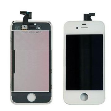 LCD-skärm med pekskärm för iPhone 4, vit. original