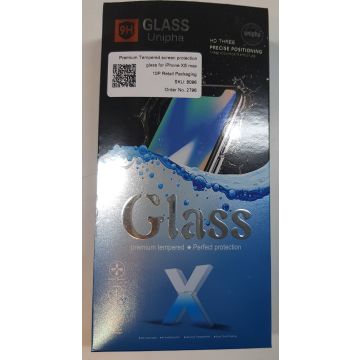 iPhone XS Max Screen protection glass, 10P Retail Pack