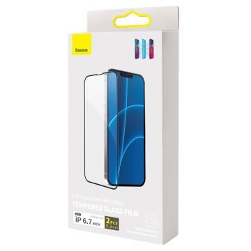 Baseus glasfilm med anti-spy för iPhone 13/13 pro