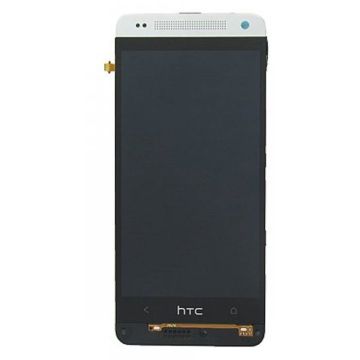 HTC One Mini (M4) Complete LCD, original, silver