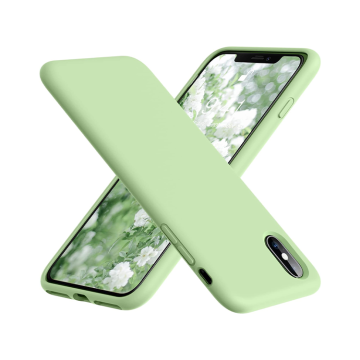 TURTOS Silicone Case, iPhone XS Max, green