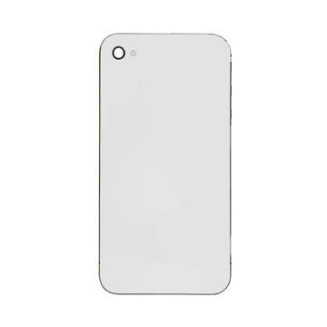 Baksida med ram för iPhone 4s, vit, OEM