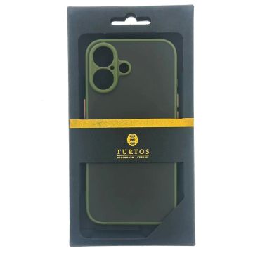 Shockproof Case for iPhone 16, Army Green