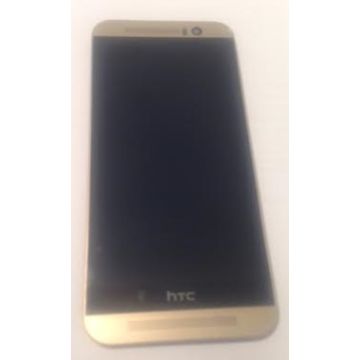 HTC One M9 Komplett LCD skärm, med ram, guld
